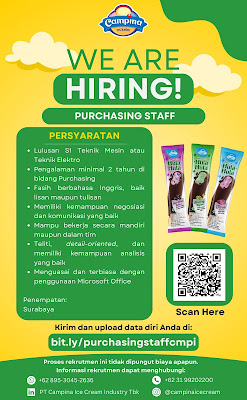 Lowongan Kerja PT Campina Ice Cream Industry Tbk Lowongan Kerja PT Campina Ice Cream Industry Tbk