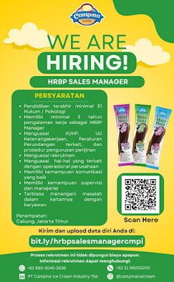 Lowongan Kerja PT Campina Ice Cream Industry Tbk Lowongan Kerja PT Campina Ice Cream Industry Tbk